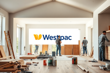 A modern kitchen renovation funded by Westpac Banking Corporation loans.