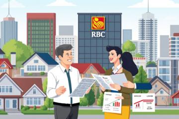 A modern home representing real estate loans available through RBC.