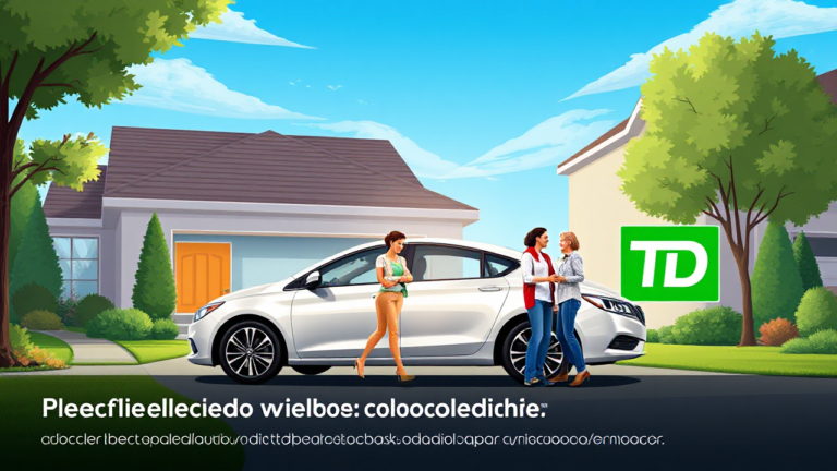 Showcasing TD Bank's Vehicle Acquisition Loan services for flexible vehicle financing.