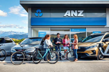 A person exploring options for vehicle financing with ANZ Bank's Vehicle Acquisition Loan.