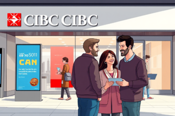 A person evaluating CIBC personal loan options online.