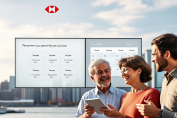 A person considering a personal loan with HSBC Bank Canada, showcasing flexibility and competitive rates.