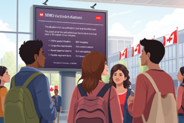 A student considering BMO Education Loan options for funding their college education.
