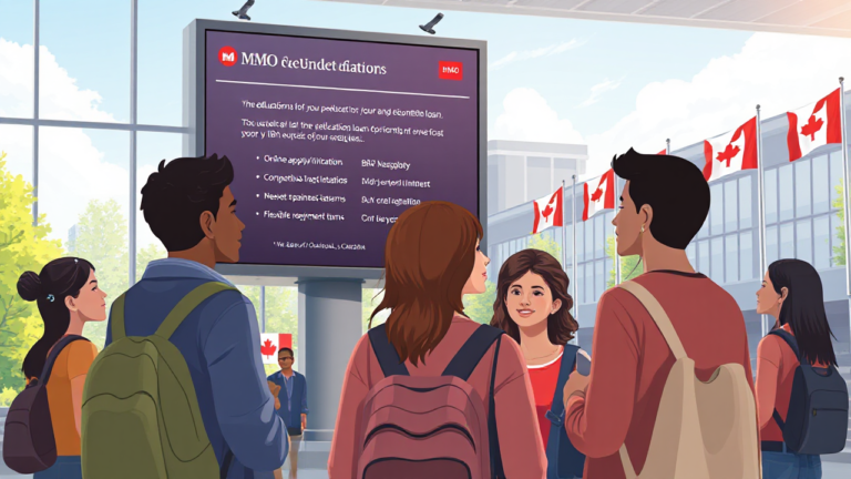 A student considering BMO Education Loan options for funding their college education.
