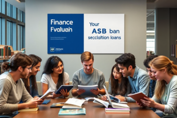 A student studying with the help of an ASB Bank Education Loan.