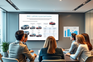A business owner discussing financing options for acquiring a vehicle with the Bank of New Zealand.