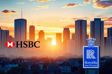 An image showcasing HSBC Bank Canada real estate loan options for potential home buyers