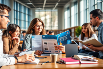 Student reviewing education loan options at ANZ.