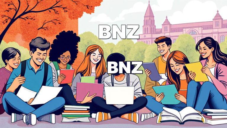 Student reviewing options for BNZ education loan