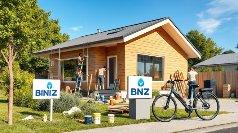 A homeowner reviewing renovation loan options with BNZ.