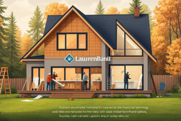 A modern kitchen renovation funded by a Laurentian Bank loan.