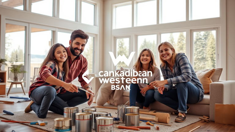 A cozy home undergoing renovations with financing from Canadian Western Bank.