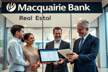 A visual representation of Macquarie Bank real estate loan options showcasing different financing solutions for buyers and investors.