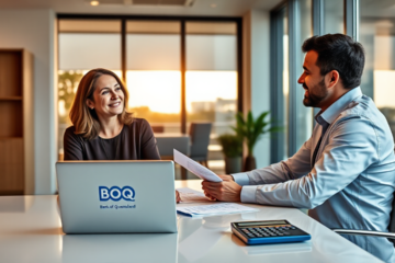 An image illustrating Bank of Queensland personal loan options