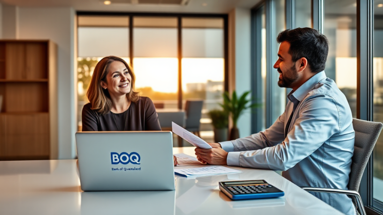 An image illustrating Bank of Queensland personal loan options