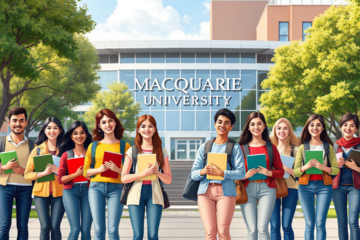 Student reviewing Macquarie Bank education loan options.