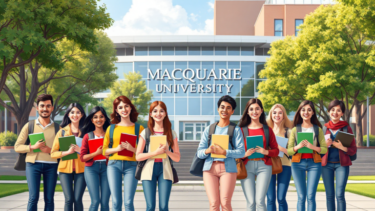 Student reviewing Macquarie Bank education loan options.