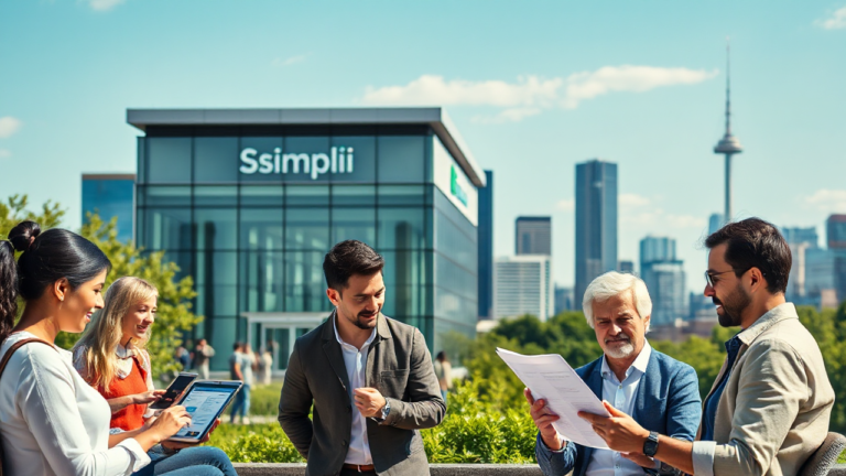 A visual representation of Simplii Financial's real estate loan offerings, showcasing various mortgage options and services.