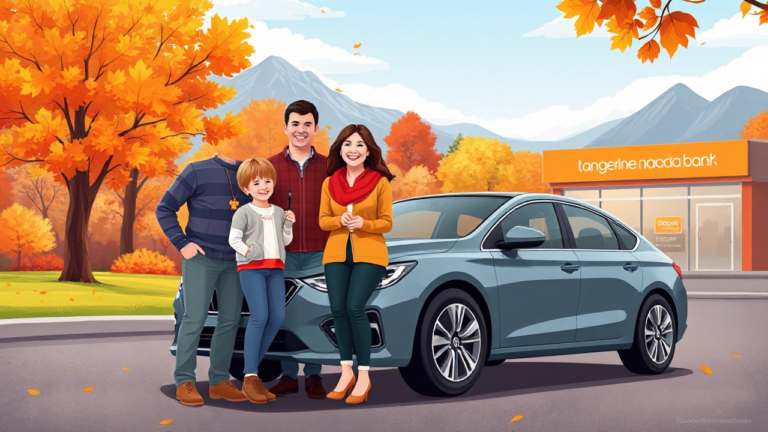 Tangerine Bank Vehicle Acquisition Loan options for buyers
