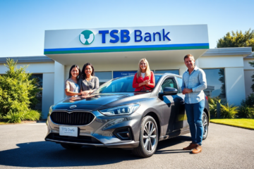 Image representing TSB Bank's Vehicle Acquisition Loan service, highlighting flexible financing options for car purchases.