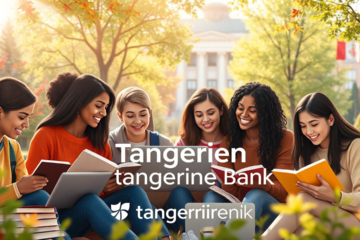 A student reviewing Tangerine Bank education loan options for funding their studies.