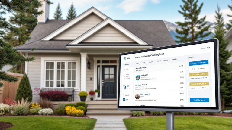 A person reviewing real estate loan options with EQ Bank.