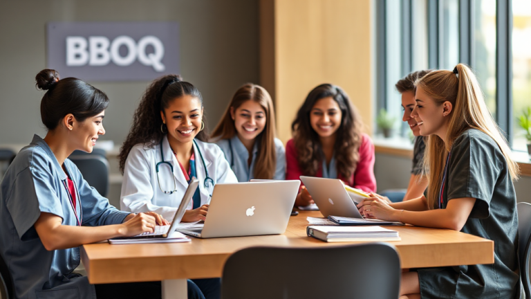 An illustration of a student considering the Bank of Queensland Education Loan options for financing their academic studies.