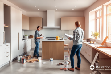 A modern home undergoing renovation with financing options from Bank of Queensland.
