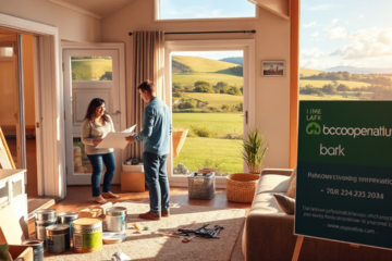 A cozy home interior illustrating renovation possibilities supported by The Co-operative Bank loans.