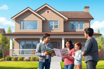 A couple reviewing their options for an Alterna Bank real estate loan with a financial advisor.
