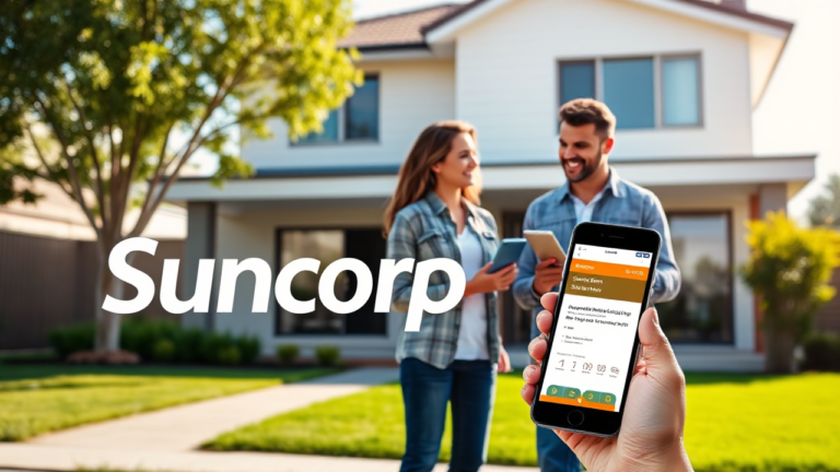 A visual representation of Suncorp Bank's real estate loan offerings and benefits.