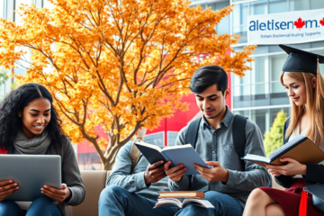 Student considering Alterna Bank education loan options for financing higher education.