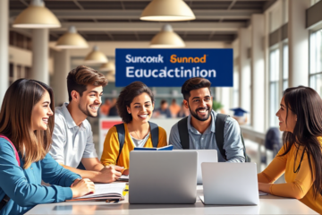 A student considering their options for financing education with Suncorp Bank Education Loan.