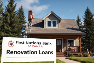 A newly renovated home showcasing improvements financed through a loan from First Nations Bank.