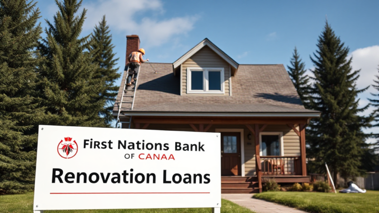 A newly renovated home showcasing improvements financed through a loan from First Nations Bank.