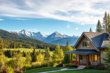 A collage of home financing options by Home Trust Company.