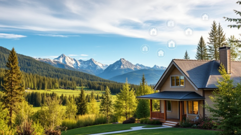 A collage of home financing options by Home Trust Company.