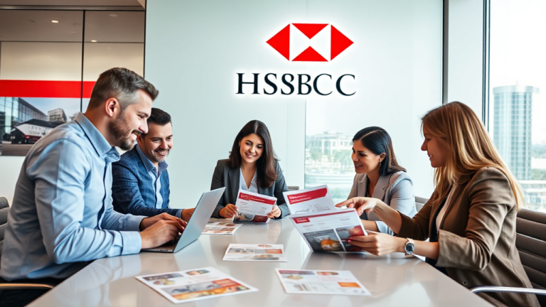 A representation of HSBC Bank Australia's real estate loan services tailored for various borrowers.