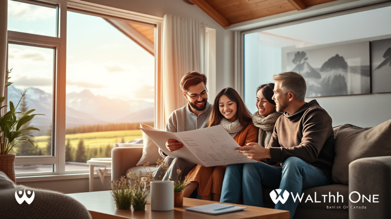 A person discussing real estate loan options with a bank representative.