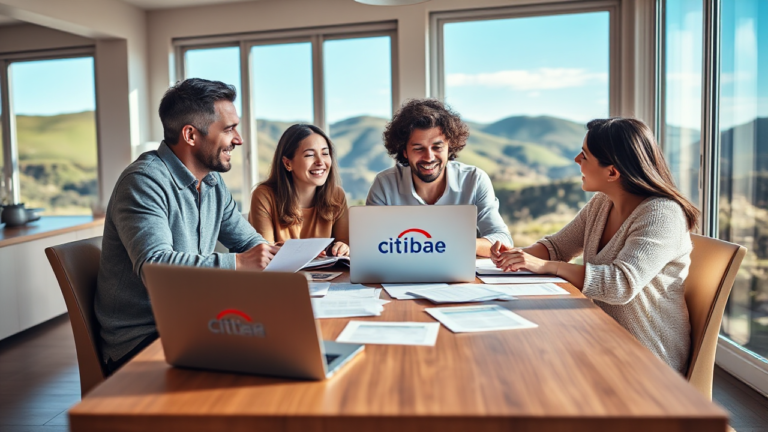 A visual representation of Citibank New Zealand personal loan services.