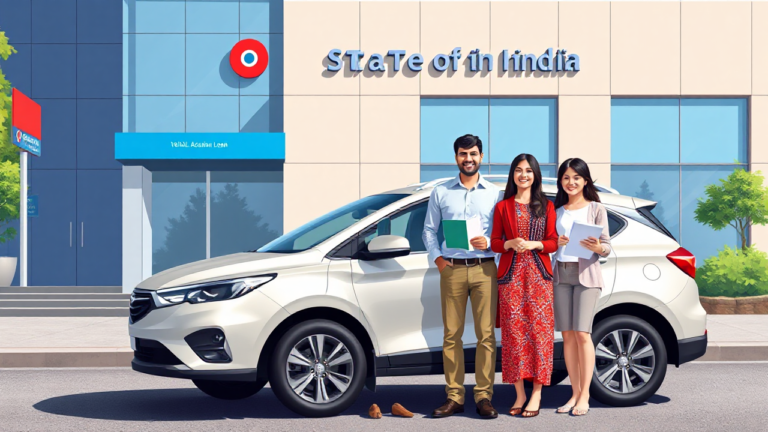 Image depicting the State Bank of India Vehicle Acquisition Loan for financing vehicle purchases.