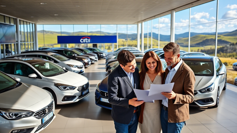 A person contemplating the Citibank Vehicle Acquisition Loan for their next vehicle purchase.