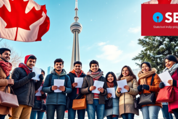 A student studying abroad with financial support from SBI Education Loan.