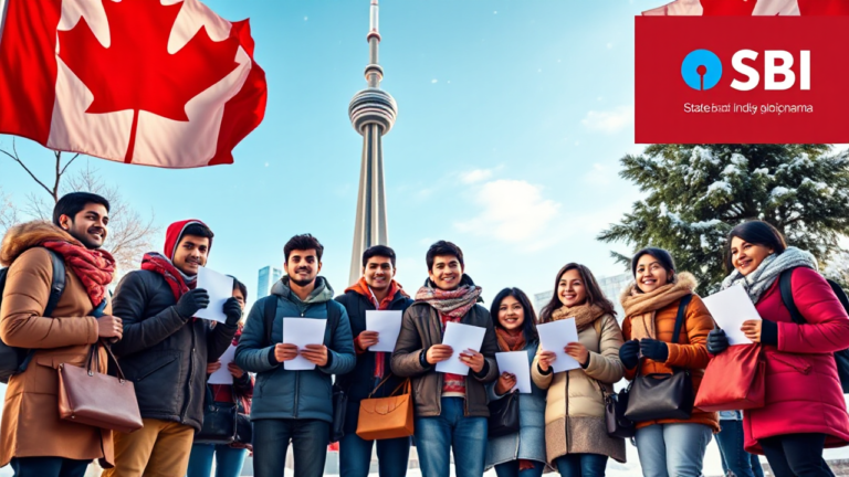 A student studying abroad with financial support from SBI Education Loan.