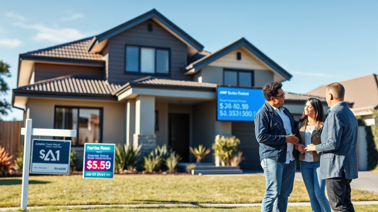 A representation of AMP Bank Ltd real estate loan options for various financial needs.