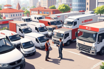 Image depicting ICBC's Vehicle Acquisition Loan service, highlighting business vehicle financing options.