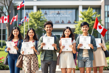Students exploring education financing options through Bank of China for their studies abroad.