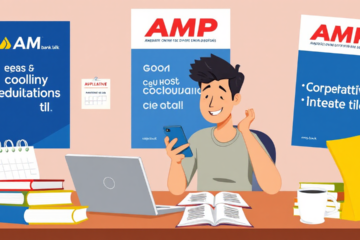 A student studying with financial support from AMP Bank Ltd for education loans