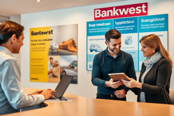 A visual representation of Bankwest Personal Loan options and features.