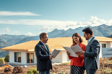 Image representing China Construction Bank's real estate loan options for home buyers.